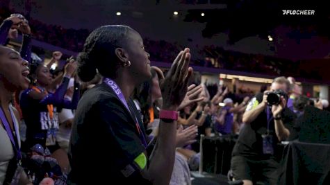 Jasmine Moore Reacts to Spirit of Texas A-Team's Semi-Finals Performance