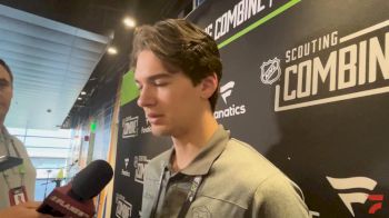 Carter Bear Talks About Injury Recovery, Trying To Emulate Brandon Hagel | NHL Draft Combine