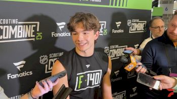 Roger McQueen Talks About Putting Back Injury Behind Him, What Comes Next | NHL Draft Combine