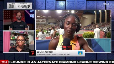 Julien Alfred Interview | 2026 Monaco Diamond League