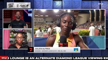 Julien Alfred Interview | 2026 Monaco Diamond League