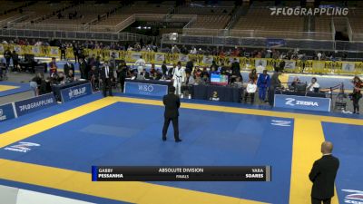 Gabi Pessanha vs Yara Soares Absolute Final (Flozone) 2022 Pan Jiu Jitsu IBJJF Championship