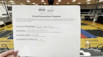 Austin High School [Game Day Medium Varsity - Non-Tumble] 2021 UCA December Virtual Regional