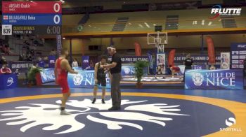 57 kg Quarterfinal - Beka Bujiashvili, Georgia vs Chakir Ansari, Morocco