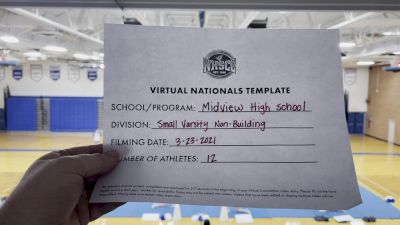 Midview High School [Virtual Varsity Non Building Finals] 2021 UCA National High School Cheerleading Championship