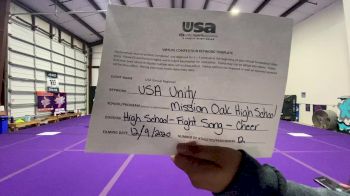 Mission Oak High School [High School &ndash; Fight Song &ndash; Cheer] 2020 USA Virtual Regional