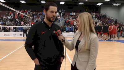 OSU Men's Volleyball Head Coach Talks After His Team's Big Win!