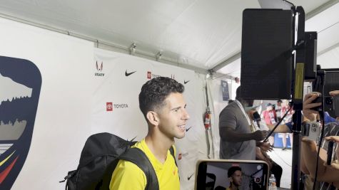 Grant Fisher After 5k Second Place Finish