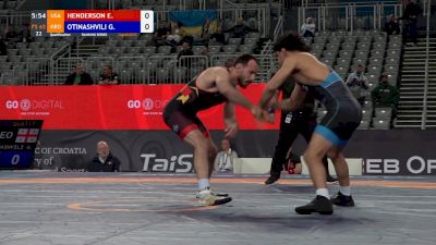 65 kg Qualif - Evan Henderson, USA vs Goga Otinashvili, GEO