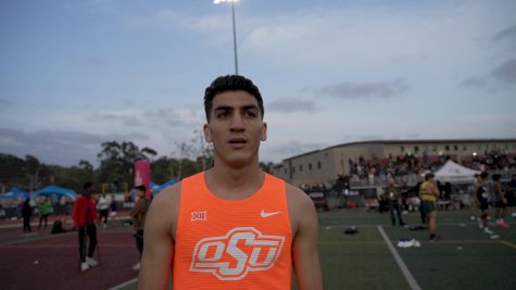 Fouad Messaoudi After Winning The 1500m At The Ten