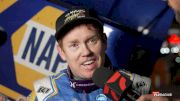 Brad Sweet Reacts After Winning Friday With Kubota High Limit Racing At Lakeside