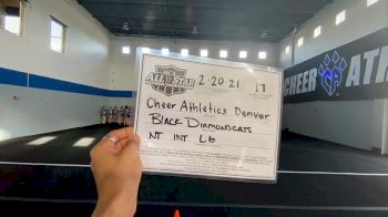 Cheer Athletics - Denver - Black Diamond Cats [L6 International Open - NT] 2021 NCA All-Star Virtual National Championship