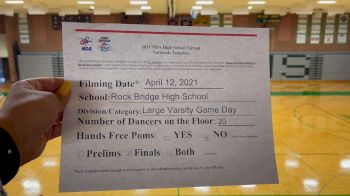 Rock Bridge High School [Virtual Varsity - Game Day - Large Finals] 2021 NDA High School National Championship