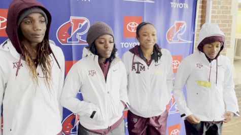 Texas A&M Runs Through The Rain To Win Women's Sprint Medley Relay
