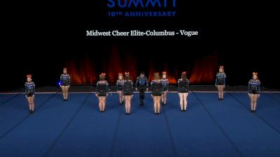 Midwest Cheer Elite-Columbus - Vogue [2022 L3 Junior - Small Prelims] 2022 The Summit