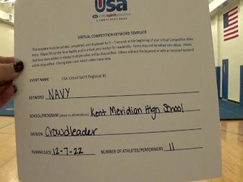 Kent Meridian [Crowdleader] 2022 USA Virtual Spirit Regional I