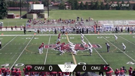 Colorado Mesa vs Central Washington Football Highlights | 2025 LSC Football