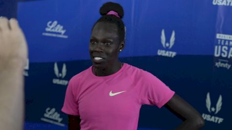 Athing Mu advance out of the First Round of the U.S. Olympic Trials