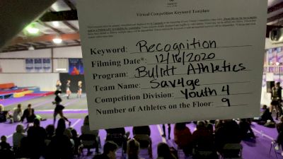 Bullitt Athletics - SAV4GE [Level 4 L4 Youth] 2020 America's Best Virtual National Championship