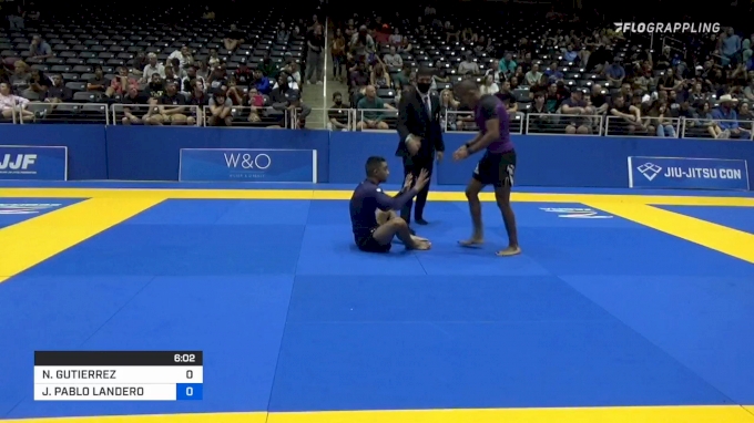 NOAH GUTIERREZ vs JUAN PABLO LANDERO 2021 World IBJJF Jiu-Jitsu No-Gi ...