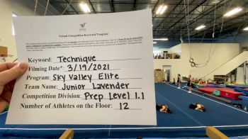 Sky Valley Elite [L1.1 Junior - PREP] 2021 Varsity Virtual Competition Series - Prep & Novice II