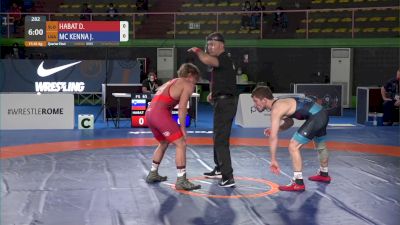 65 kg sf, David HABAT, SLO vs Joseph Christopher MCKENNA, USA