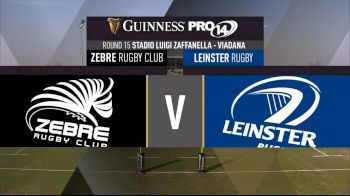 Guinness PRO14 Rd 15: Leinster vs Zebre