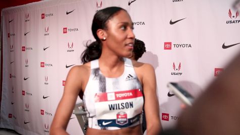 Ajee Wilson Through The First Round Of The 1000m