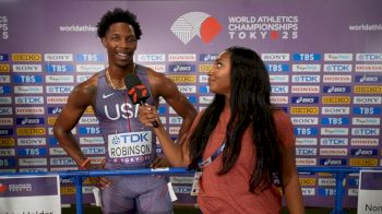 Chris Robinson Advances to 400m Hurdles Semifinals at Worlds