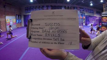 Bravo All Stars - Royals [L4 Senior - D2] 2021 Athletic Championships: Virtual DI & DII