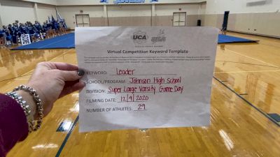Johnson High School [Game Day Varsity] 2020 UCA Southwest Virtual Regional