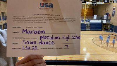 Meridian High School [Dance - Small] 2023 USA Virtual Dance Regional