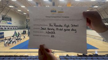 Rio Rancho High School [Small Varsity Coed Game Day] 2023 UCA & UDA November Virtual Challenge