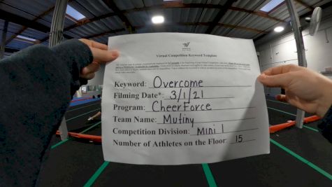 Cheerforce San Diego - Mini Mutiny [L1 Mini] 2021 Spirit Sports: Virtual Duel in the Desert