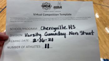 Cherryville High School [Game Day Varsity NonBuilding] 2021 UCA February Virtual Challenge
