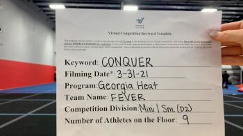 Georgia Heat - FEVER [L1 Mini - D2] 2021 Varsity All Star Winter Virtual Competition Series: Event V