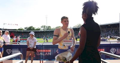 Cooper Lutkenhaus Makes Diamond League Debut in Stockholm | Post-Race Interview