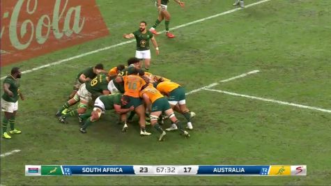 Wallabies Star Brandon Paenga-Amosa Scores Try vs Springboks