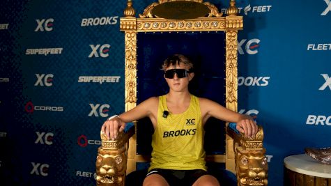 Falcon Jones before 2025 Brooks XC Championships