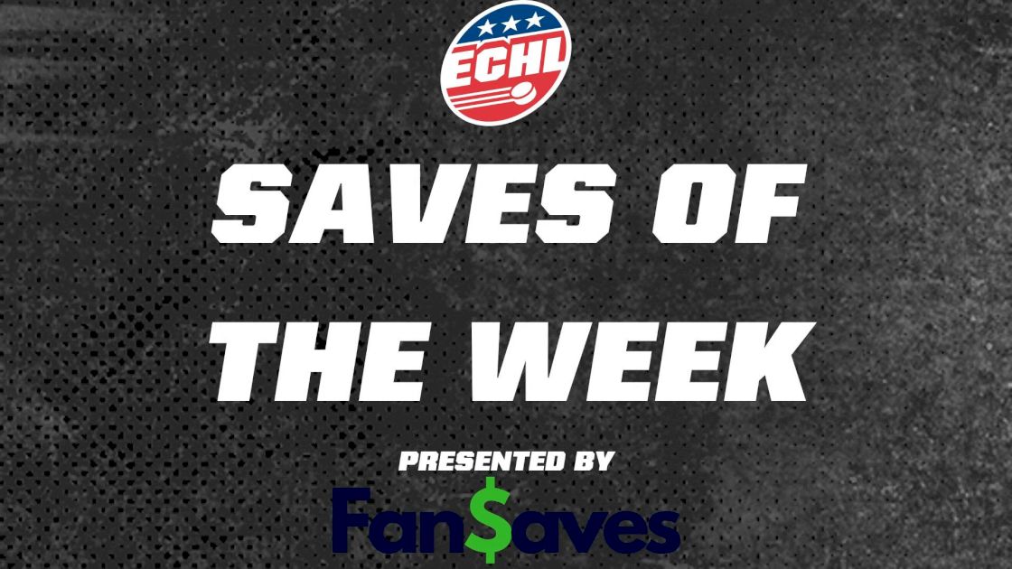 ECHL Saves Of The Week | February 12-18, 2024