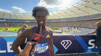 Ja'Kobe Tharp Wins Men's 110mH in Silesia, Bounces Back After Rough Race in Lausanne | 2026 Silesia Diamond League Post-Race Interview