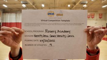 Rosary Academy [Small Varsity - Jazz] 2021 UCA & UDA March Virtual Challenge