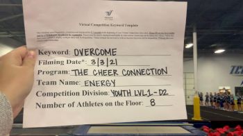 The Cheer Connection - TCC Energy [L1 Youth - D2] 2021 Spirit Sports: Virtual Duel in the Desert