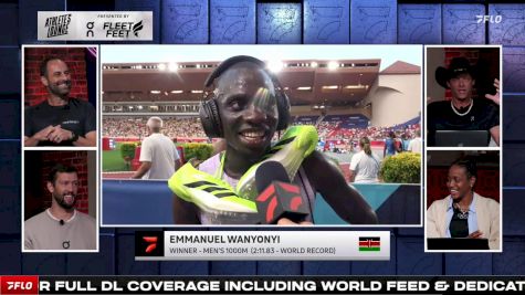 Emmanuel Wanyonyi Interview Following 1000m World Record