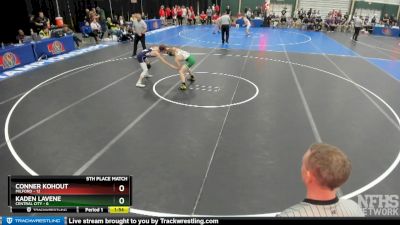 Conner Kohout&nbsp;over&nbsp;Kaden Lavene