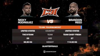 Nick Rodriguez vs Brandon Reed | CJI 2