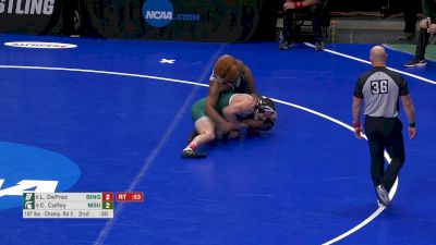 197 lb, Lou Deprez, Binghamton vs. Cameron Caffey, Michigan State