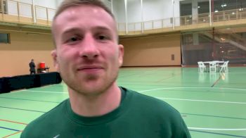 Forrest Glogouski After His Last Home Match At Lake Erie College