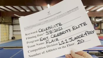 East Celebrity Elite - Flair [L2.2 Junior - PREP] 2021 Spirit Festival Virtual Nationals
