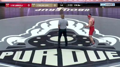 174 lbs Dylan Lydy, Purdue vs Mikey Labriola, Nebraska